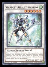 Yugioh Stardust Assault Warrior #LED8-EN053 Legendary Duelists: Synchro Storm LP