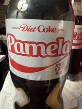 Share a Coke with  Pamela  2025 Personalized Gift Coca~Cola Bottle 20oz Diet