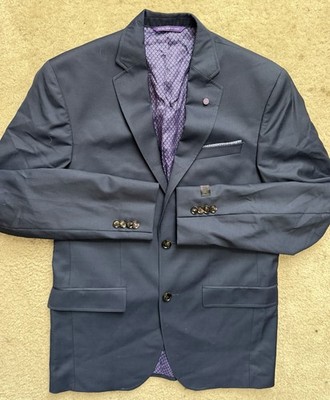 Ted Baker Endurance Mens 38 R Model # TREVI SPJ Lined 100% Wool Blazer Jacket