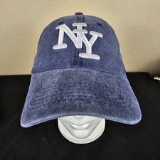 NEW YORK NY Souvenir 3D Embroidered Cotton Denim Washed Cap Hat Adjustable