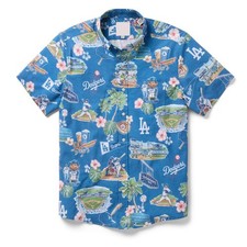 MLB 2025 Dodgers Scenic Performance Hawaiian Shirt Size S-5XL Fanmade