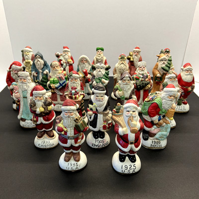 Santa Variations VARIATIONS Santa Claus Figurines Around the World/ International Santas ...