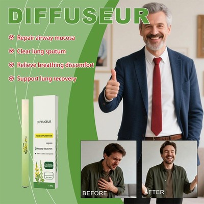 Herbal Diffuser Green Natural Energy Boost Clear Breathing T HO For All L5E1