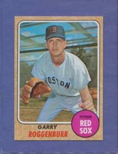 1968 Topps Garry Roggenburk #581 Boston Red Sox MINT DEAD CENTERED