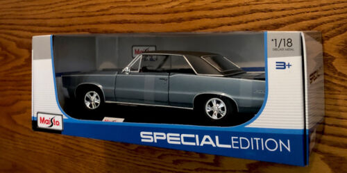 2022 MAISTO SONDERAUSGABE 1965 PONTIAC GTO BLAUE LACKIERUNG MASSSTAB 1:18