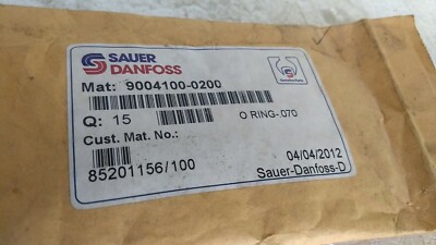 Sauer Danfoss Matte : 9004100-0200 O Ring 070 - Cust.mat Anzahl 85201156/100 -