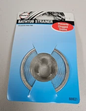Danco Bathtub Mesh Strainer Stainless Steel 2-3/4" 88821 Prevents Clogged Drains
