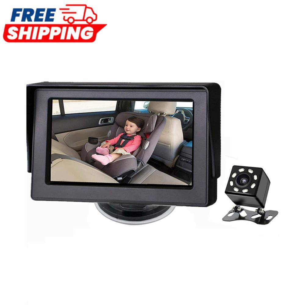 Itomoro Baby Car Camera USB Plug, HD Night Vision Car Baby Monitor With  Camera, Safety Seat Baby Car Mirror For Rear Facing Mins Easy