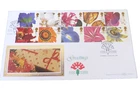 GB 1997 GREETINGS BENHAM OFFICIAL FLYING FLOWERS ILL FDC STAINES H/STAMP