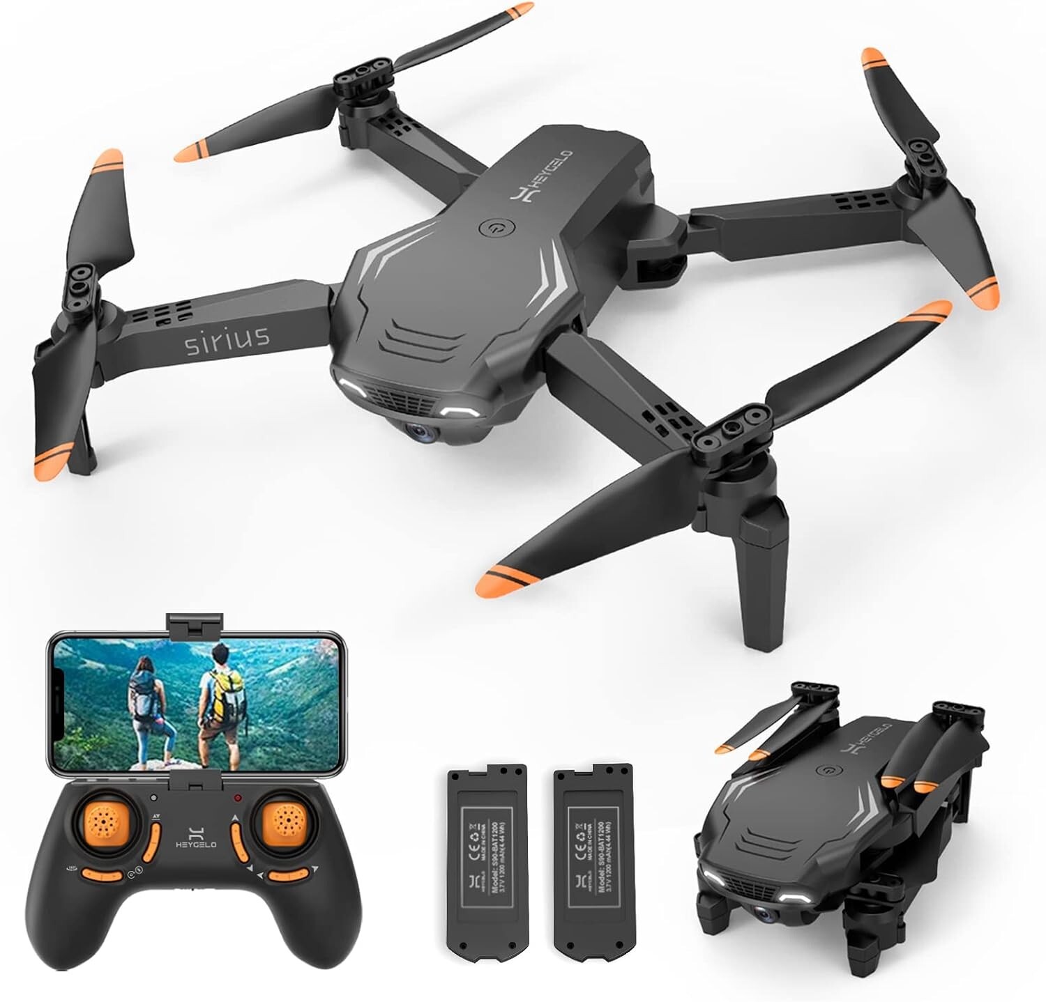 Heygelo S90 Drone – Ultimate Aerial Photography Companion for Stunning Shots-image