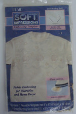VTG 1995 NEW SEALED Soft Impressions 21616 Templ Embossing Bonding Adhes 12x18  
