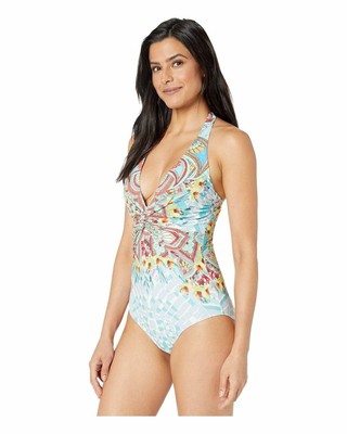 twist front swimsuit