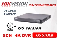 Ⲏіkvіsіon 8MP Turbo DVR 4K iDS-7208HUHI-M2/S 8 Channel HD-TVI + 8CH IP H.265+