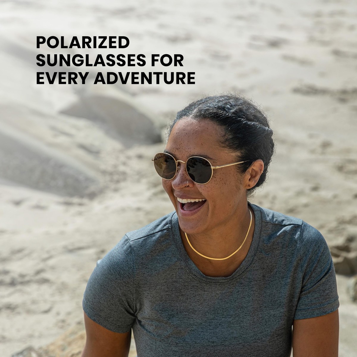 Suncloud‎ Bridge City Sunglasses, Gunmetal Frame, Polarized Blue Mirror Lens New Suncloud Bridge City Polarized Sunglasses Metal Pilot/Pilot  main image 2