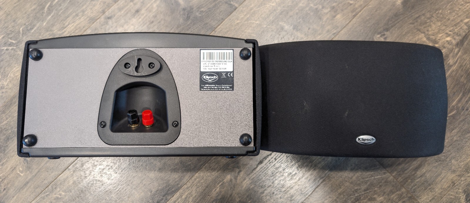 KLIPSCH SYNERGY S1 S1 REAR SURROUND BLK SPEAKERS CLEAN 50 Watt 8 Ohm