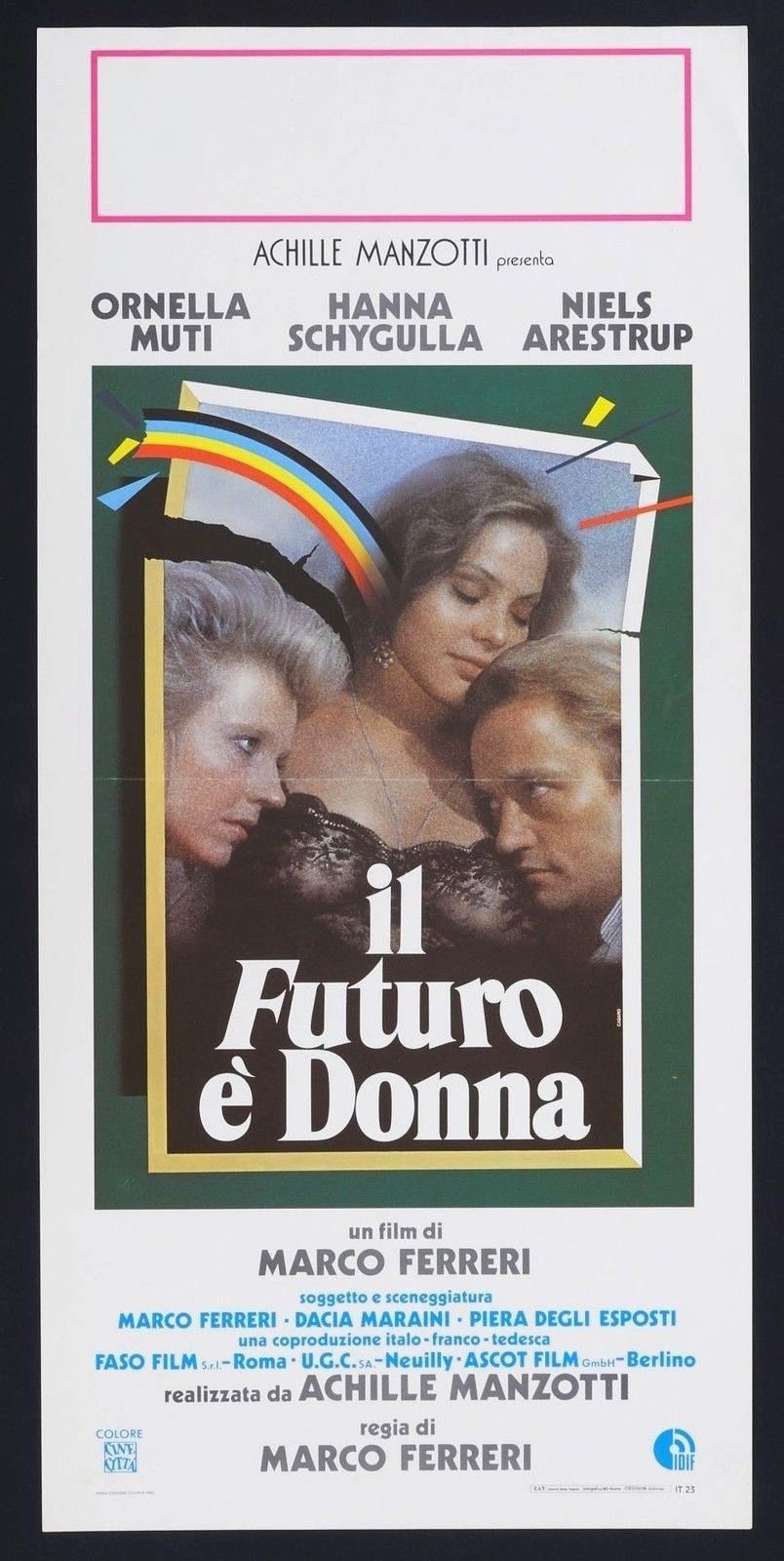 Locandina originale film Il futuro è donna (1984) - Regia di Marco Ferreri