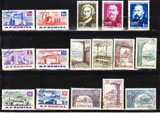 Romania 1962-3 3 Complete Sets: Writers Build Old Farmhouses B1504