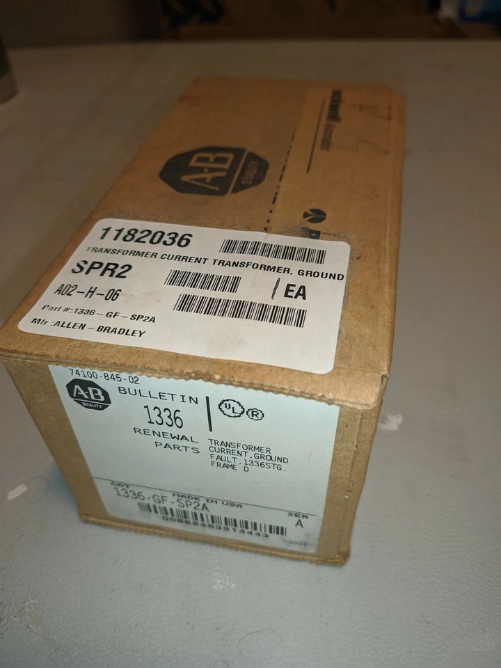 ALLEN BRADLEY 1336-GF-SP2A SER A CURRENT TRANSFORMER GROUND BRAND NEW SEALED BOX - Image 2 of 2