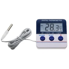 LABO Fridge Freezer Digital Thermometer Digital with Alarm
