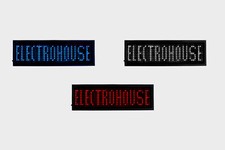 Mini Digital LED Programmable Rechargeable Name Scrolling Badge 3 Colors