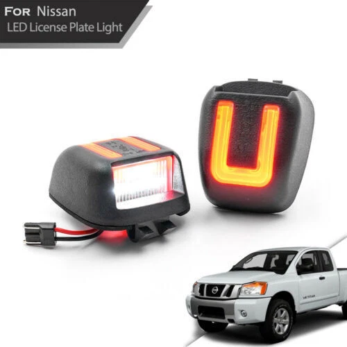 Lámpara de luz LED blanca y roja para Nissan Frontier Armada Xterra Titan Foto 2 de 4