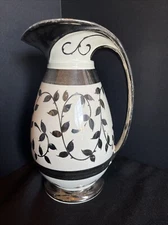VTG Myott Staffordshire OLD SILVER LUSTRE (1505F) 1 Pitcher Hand Painted Sm.Chip