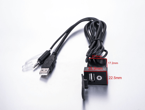 USB/Aux Accessory Extension Cable Universal For Toyota Car Audio Cable - Picture 2 of 3
