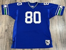 Vintage 1985 Seattle Seahawks Steve Largent #80 Mitchell & Ness 56 NFL Jersey