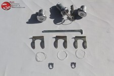 Chevy Camaro Pontiac Firebird Door Trunk Lock Cylinder Set Oval Round Head Keys