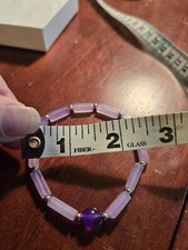Ladies Purple Stretchy Bracelet never Worn