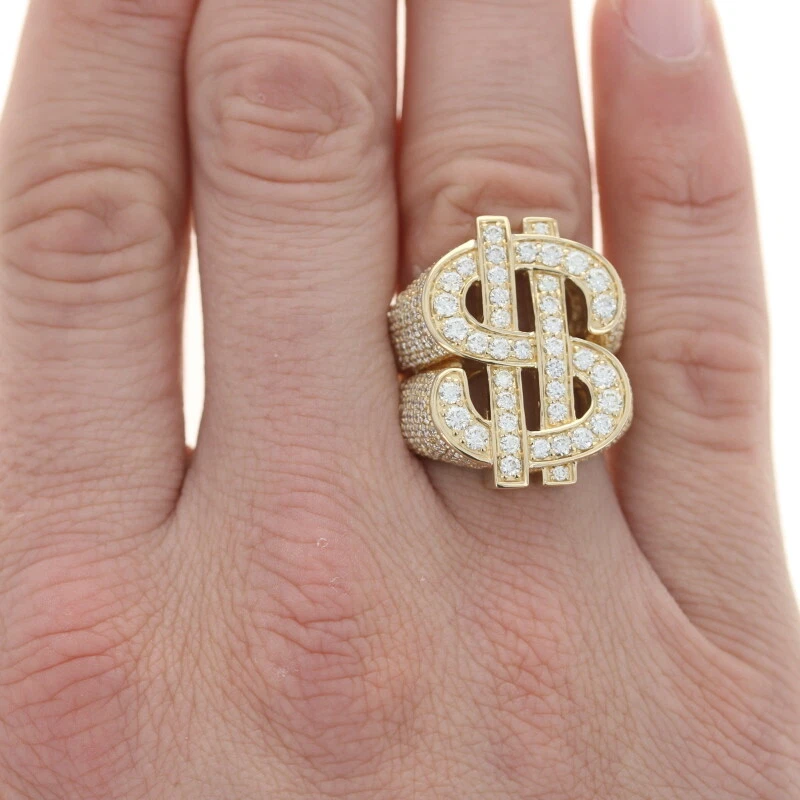 Bague dollar homme sale