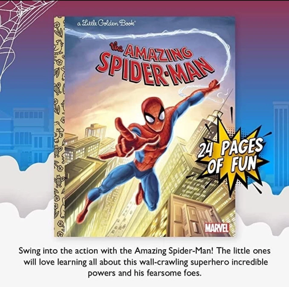 Pijama de algodón ajustado con libro Marvel Spider-Man 2 piezas para niños Foto 4 de 4