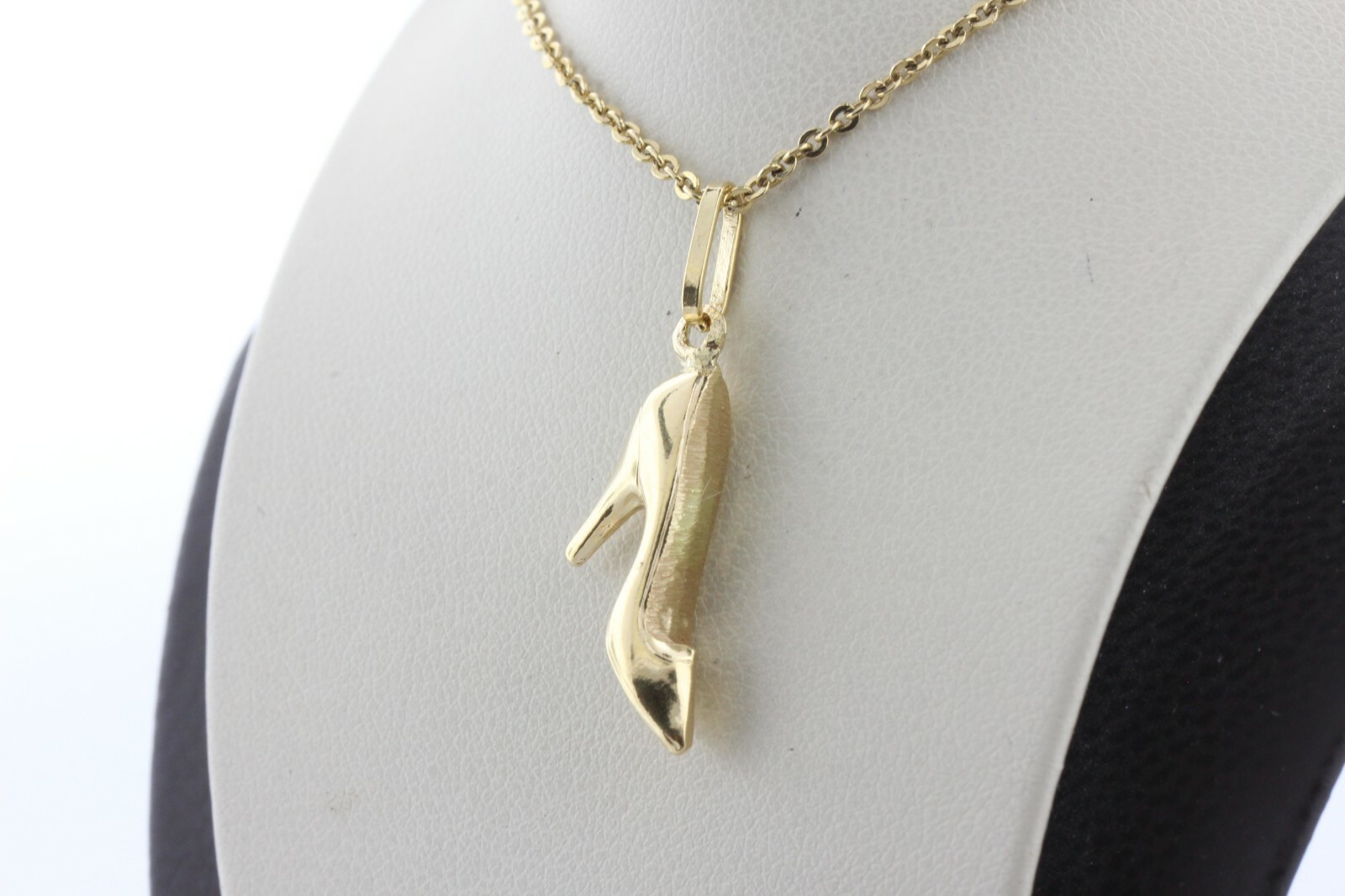 SAOLA Ciondolo Ciondolo Pennello Oro Giallo Finitura Suola Donna Tacco Alto Scarpe Pantofola