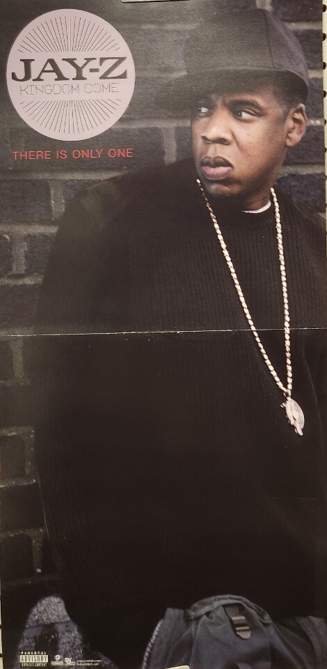 JAY-Z 2006 Kingdom Come 2 sided promotional poster Flawless New