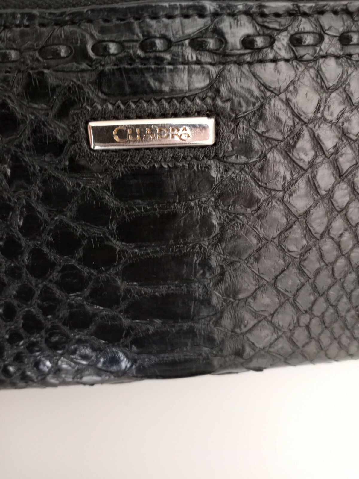 Cuadra Python Leather Wallet Hand Made In Mexico - image 8