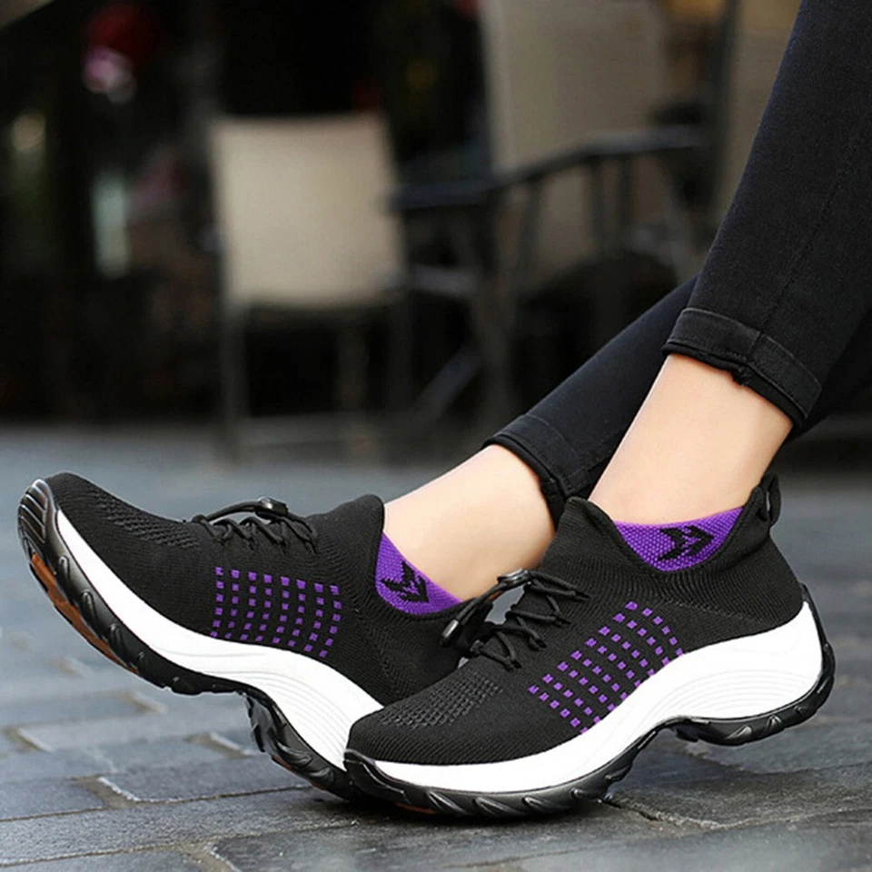 Women Ortho-Stretch Cushion Sneakers Orthopedic Diabetic-Running Walking Shoes - Image 4 of 4