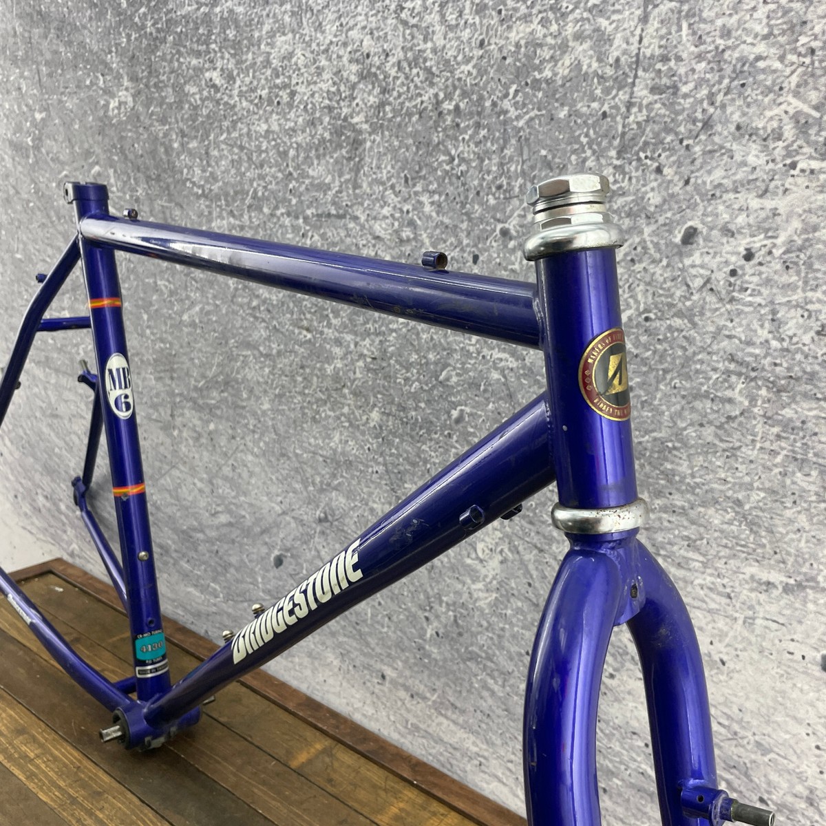 Vintage Bridgestone MB-6 Frame Set 19.5 in MB6 90s MTB Cafe CRMO