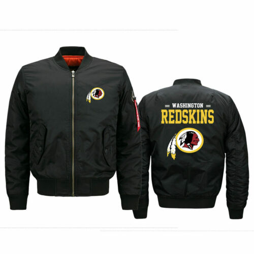 Washington Redskins fans de football veste homme manteau épais veste cadeau - Photo 1 sur 14