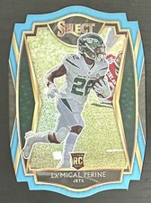 2020 Select La'Mical Perine #180 Rookie Card  Light Blue Die Cut Prizm SP