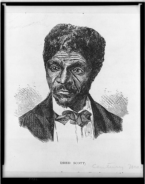 Dred Scott Drawing Photo:Dred Scott,1795-1858,Dred Scott Decision,1887