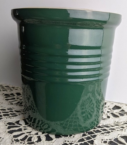 Pampered Chef Family Heritage Stoneware with Plastic Liner Green Color feb22 - Picture 5 of 11