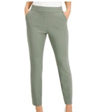 NWT 79 Kasper Women's Sea Stone Slim Fit Pull-On Texture Dress Pants Size M