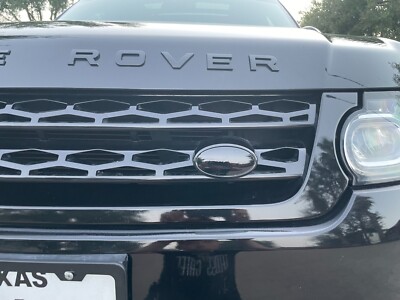 For 2014-2021 Range Rover Sport Front & Rear Emblem Insert Decal Black