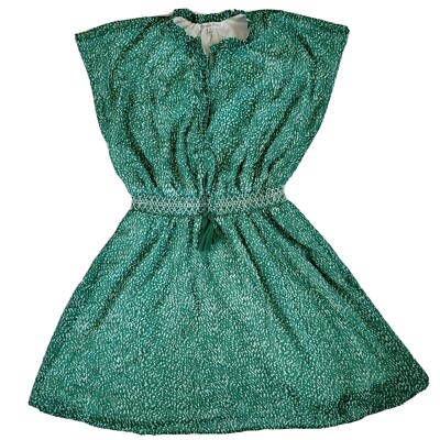 Ophelia Roe Womens Dress Green and White Smock Size XL Boho Beach Lined | eBay Ophelia Roe Womens Dress Green and White Smock Size XL Boho Beach Lined | eBay