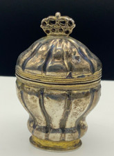 Antike Riechdose/D&ouml;schen von Jens Biering ca. 1796 Silber gepr&uuml;ft