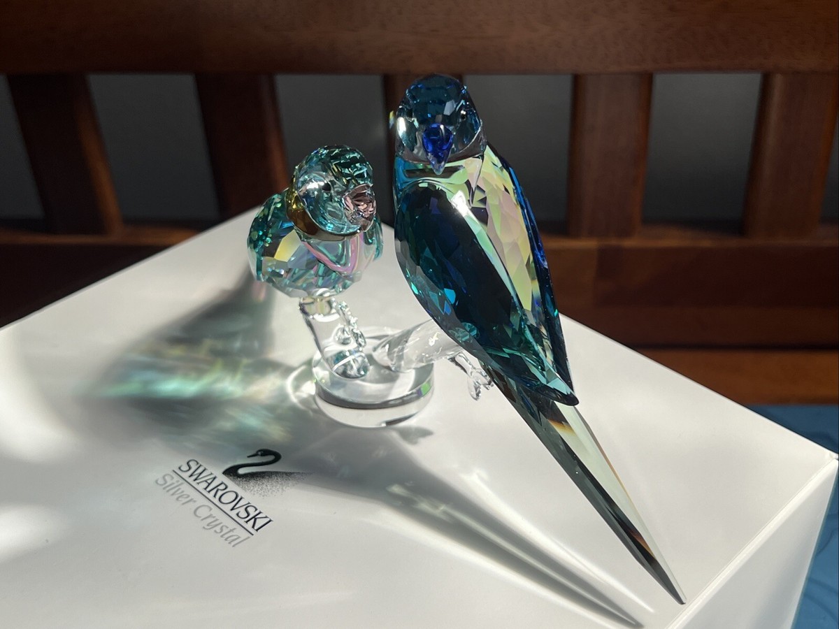 Swarovski Jungle Beats - Fife and Fifer Parakeet Couple 5557848