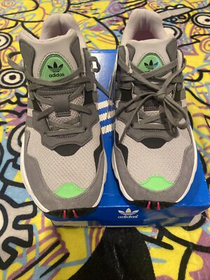 Adidas Originals Kids Yung-96 Sneakers, Grey Two/Grey Three Size