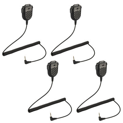 4x Pro-Long Life Mini Speaker Mic for Motorola SX620R SX700 SX709R SX750 SX800