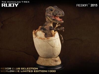 REBOR THE HATCHLING T-REX RUDY Tyrannosaurus Rex Dinosaur Statue