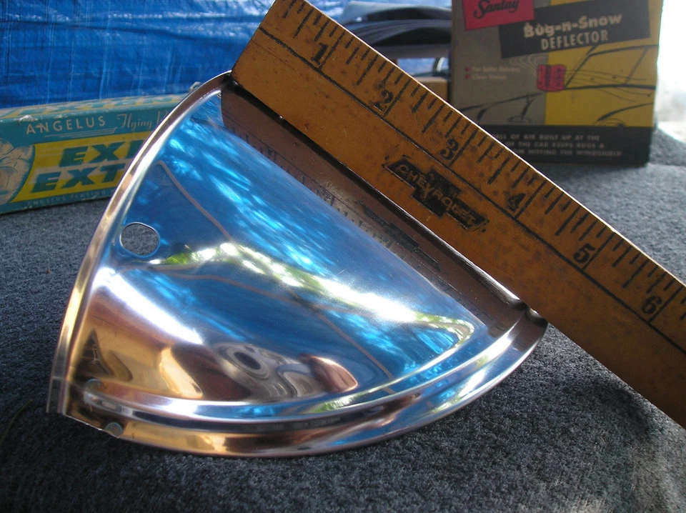 ¡NUEVO PAR DE VISERAS DE LUZ DE CABEZA EXTENDIDA CAÍDAS ESTILO VINTAGE AÑOS 40 ~ 50 ~ 60! Foto 3 de 3